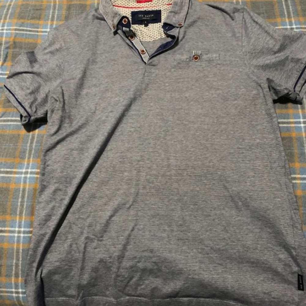 Ted Baker London polo shirt Euro size 5 tag, US size small
